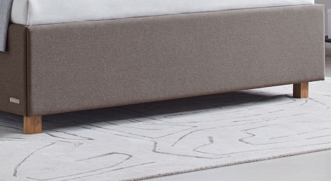 SCHLARAFFIA Polsterbett Marylin Komfort Microvelours/Webstoff mit Bettkasten und Lattenrost