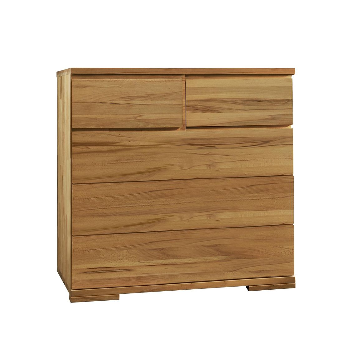 Kommode Andalucia Variante 3 Kernbuche/Wildeiche Massivholz mit Schubladen