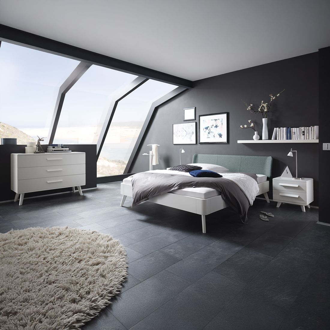 Bett Pori Buche Massivholz
