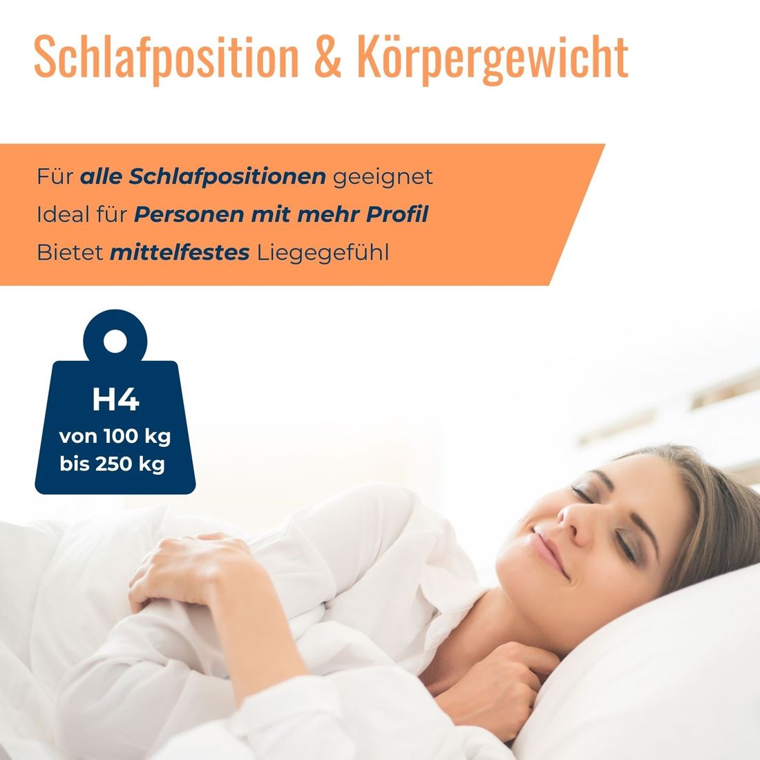 Kaltschaum-Matratze orthowell strong XXXL