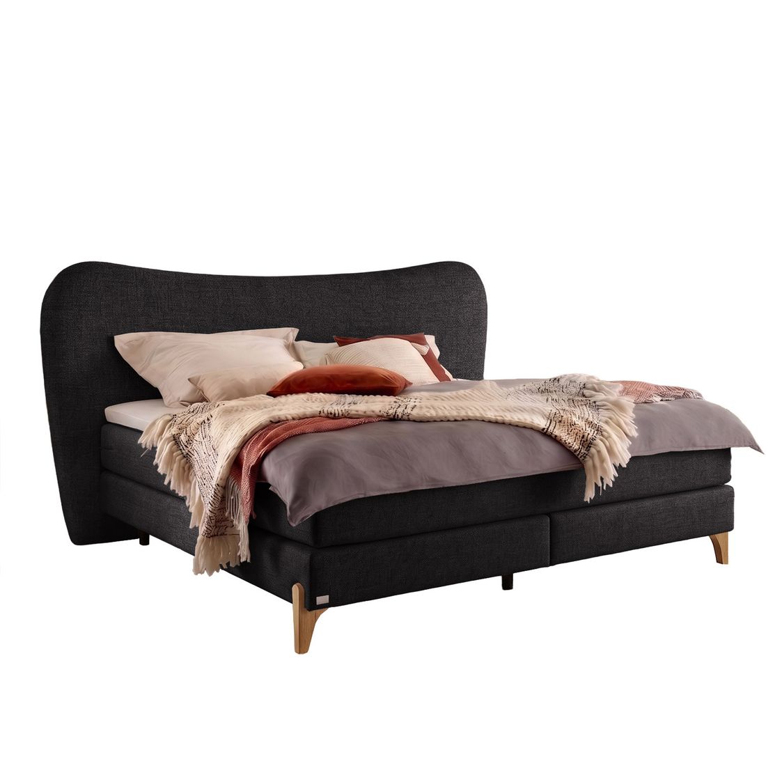 Boxspringbett Saren Webstoff