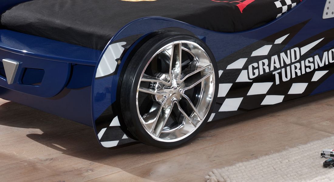 Autobett Hero blau mit Lattenrost