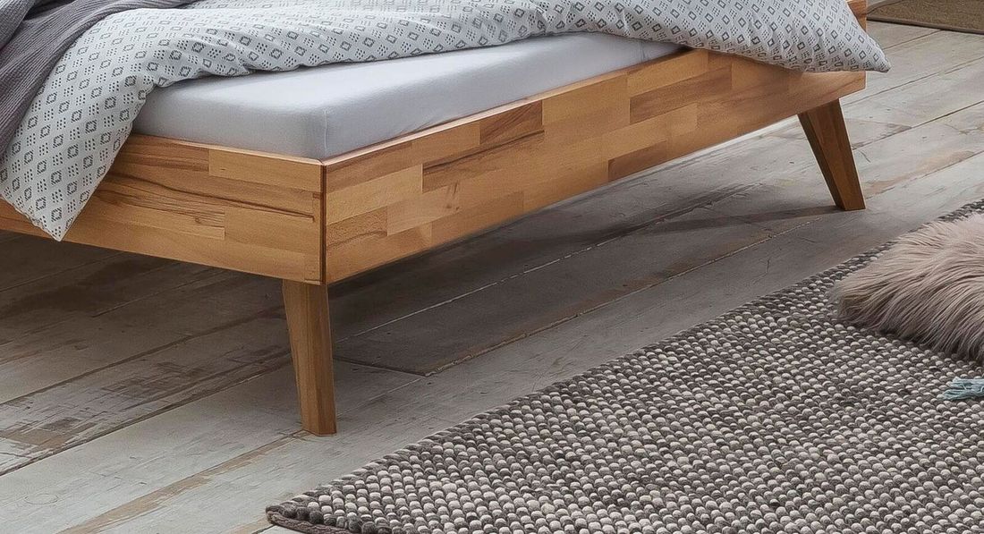 Bett Akana Kernbuche Massivholz