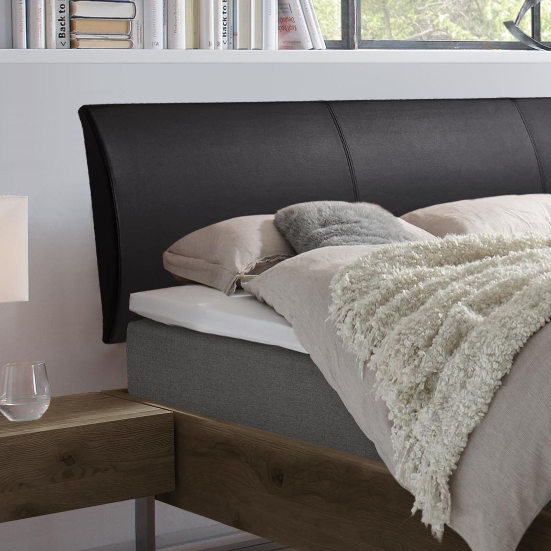 Boxspringbett Olanda Wildeiche Massivholz