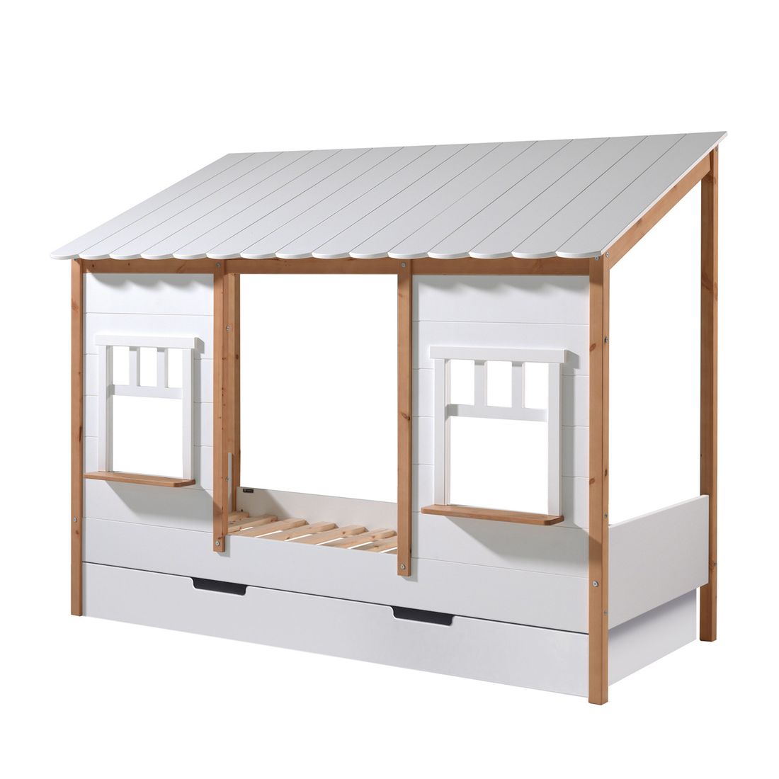 Hausbett Landhaus Kiefer Massivholz