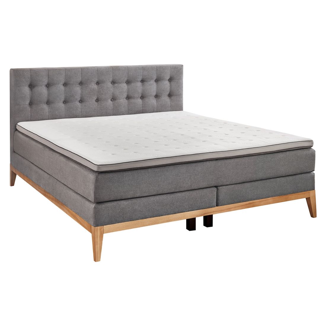 Boxspringbett Norel Webstoff 180x200cm