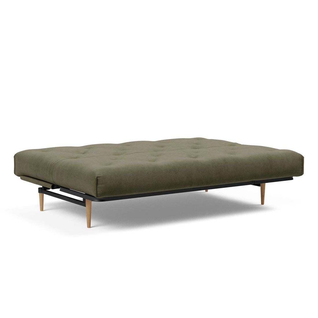 Schlafsofa Shapiro Cord mit Lattenrost und Aufbewahrungstuch