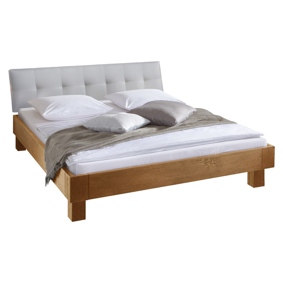 Bett Floriano Eiche Massivholz