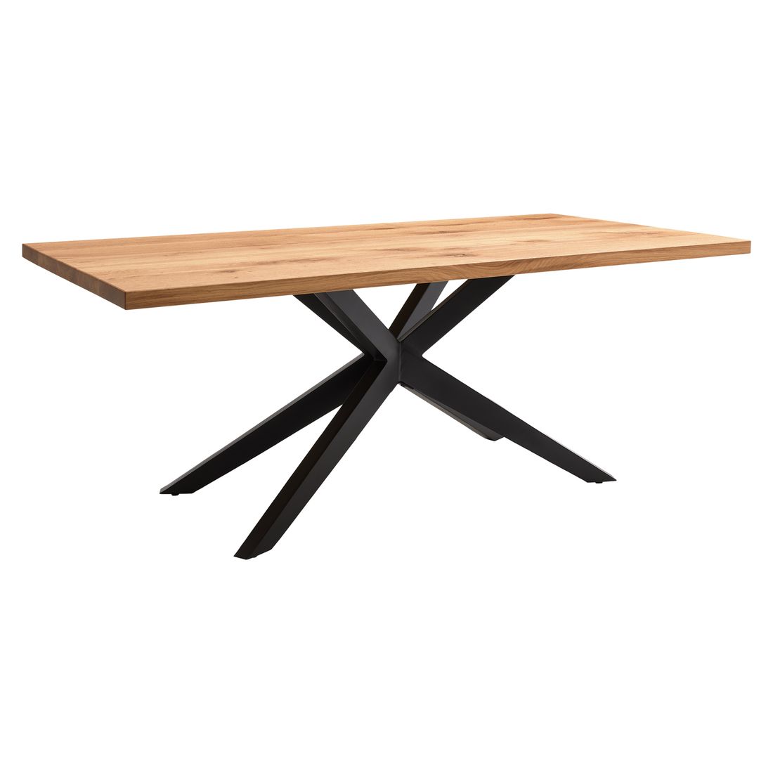 Musterring Essgruppe Tiama 7-tlg. Tisch 180x100cm Bouclé/Barock-Eiche