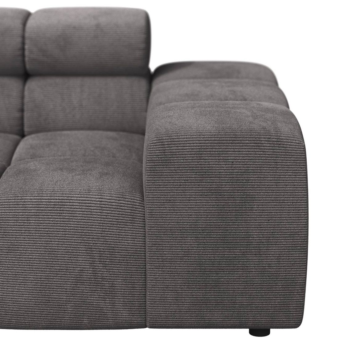 HOMELIV. Ecksofa Charlotta 319x215x82cm Feincord
