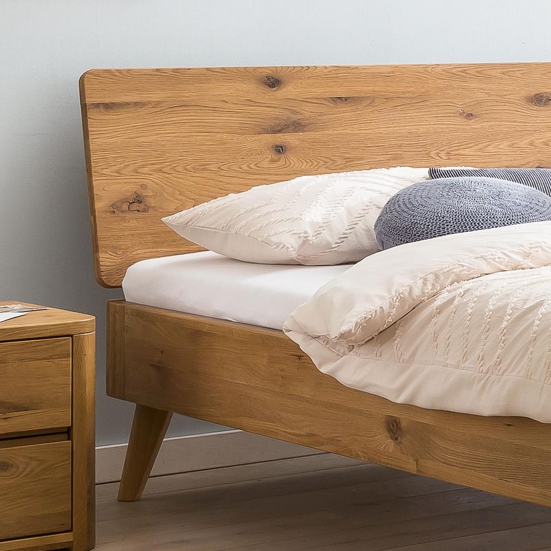 Bett Dosima Wildeiche Massivholz