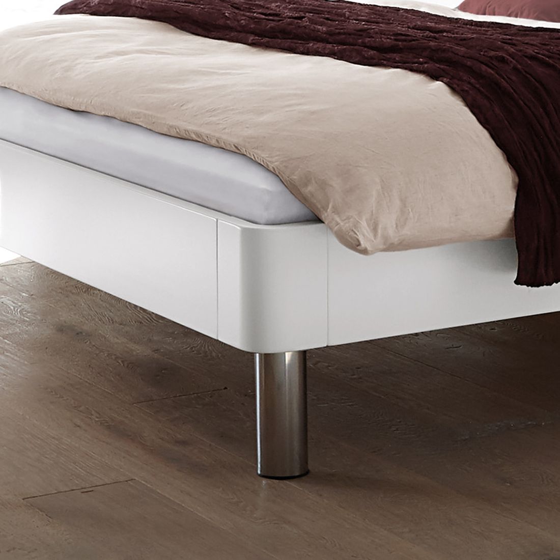 Bett Perama Buche Massivholz