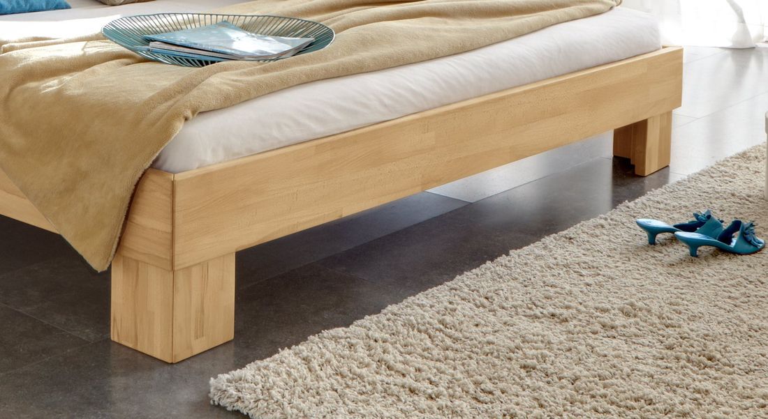 Bett Wood Romance Buche Massivholz
