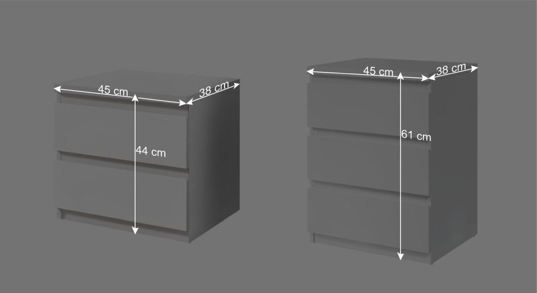 Nachttisch Haina H 44cm