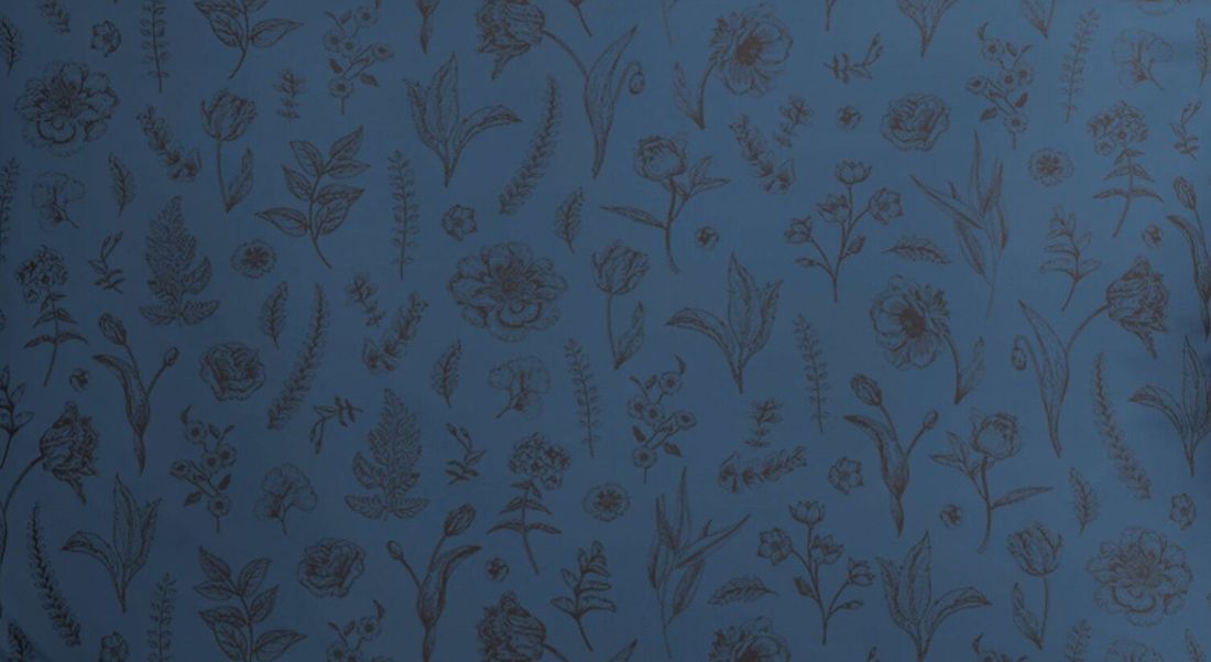 Kleine Wolke Mako-Satin-Bettwäsche Lisse Dunkelblau