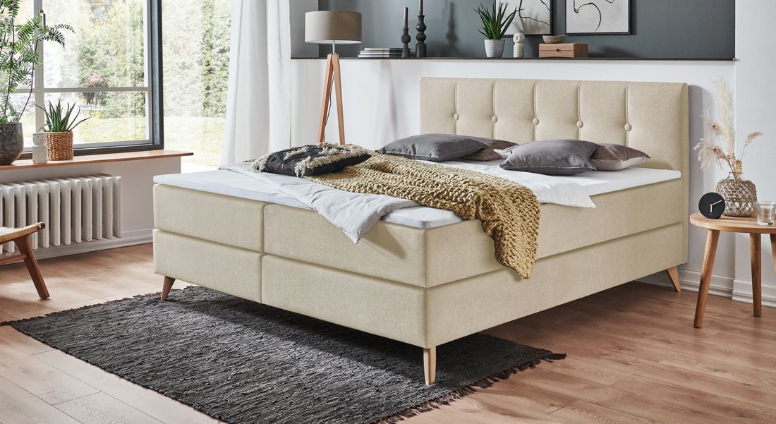 HOMELIV. Boxspringbett Maliana