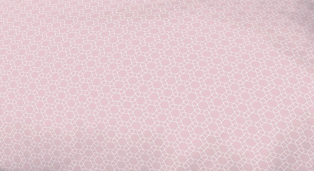 Mako-Satin-Bettwäsche Pink Cloud