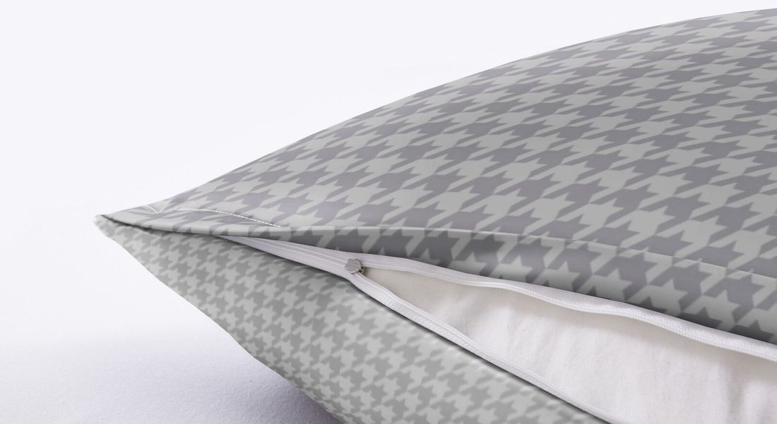 Kleine Wolke Mako-Satin-Bettwäsche Stirling Anthrazit