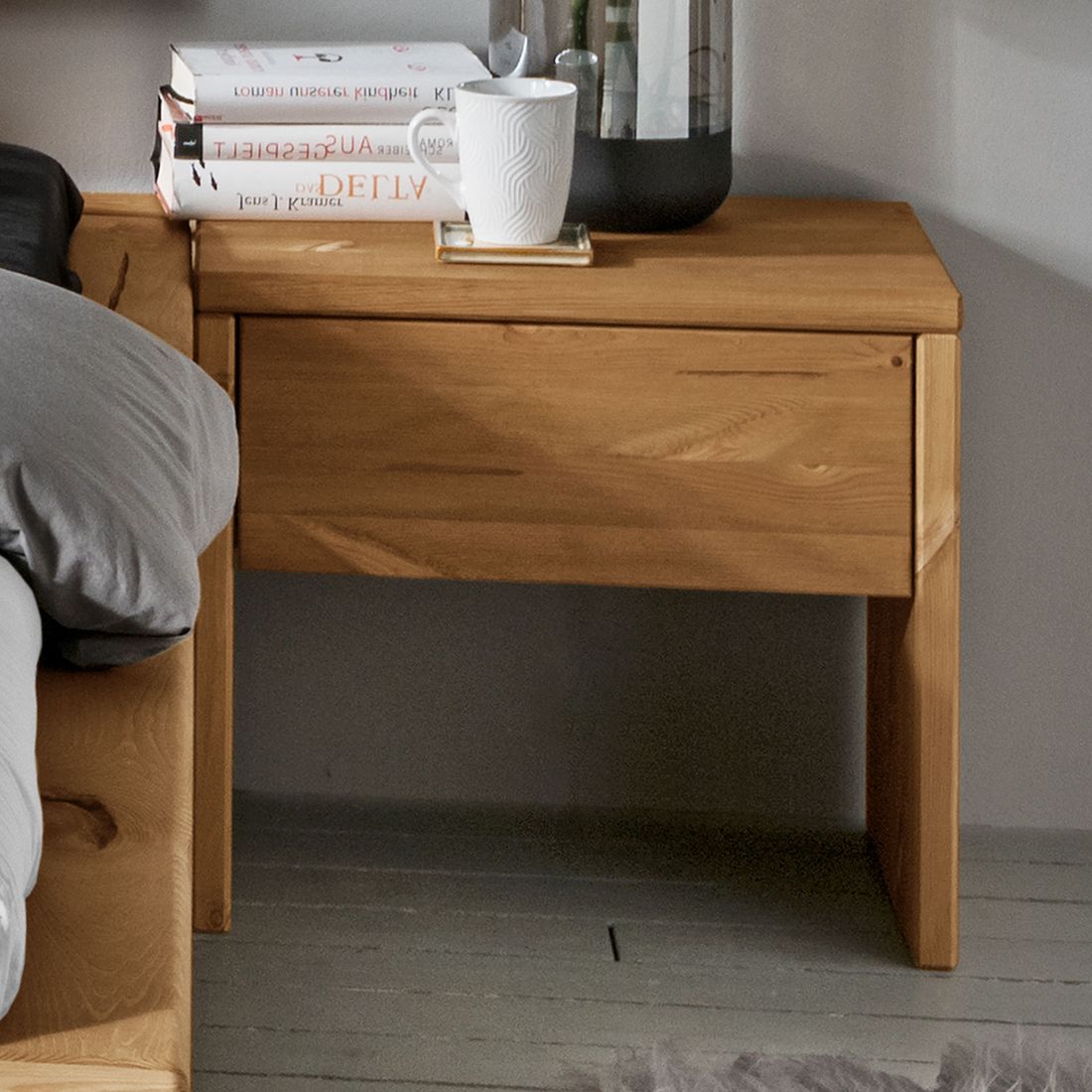 Nachttisch Krista Kiefer Massivholz H 46cm