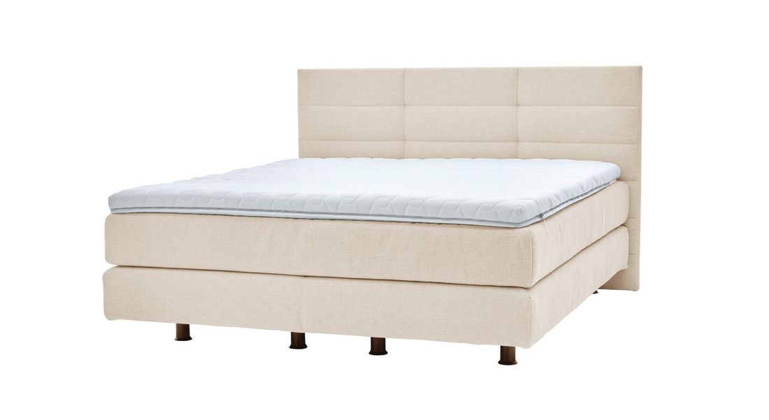 MUSTERRING Boxspringbett Elias Kopfteil mit Ziegelsteppung