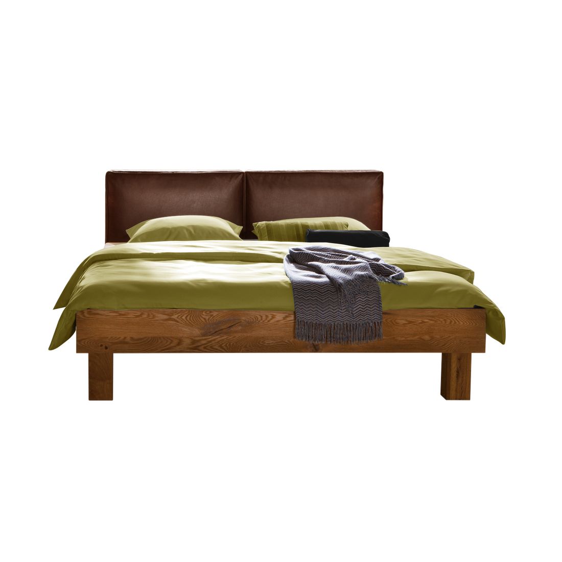 Bett Morena Wildeiche Massivholz