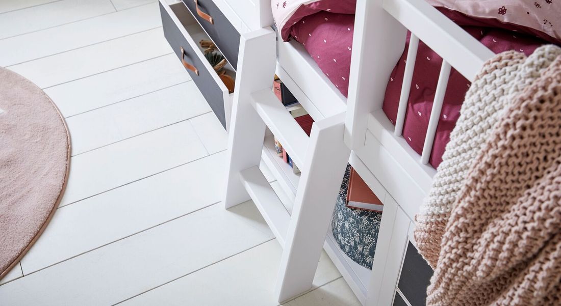 LIFETIME Hausbett Beachhouse Kiefer Massivholz mit Lattenrost