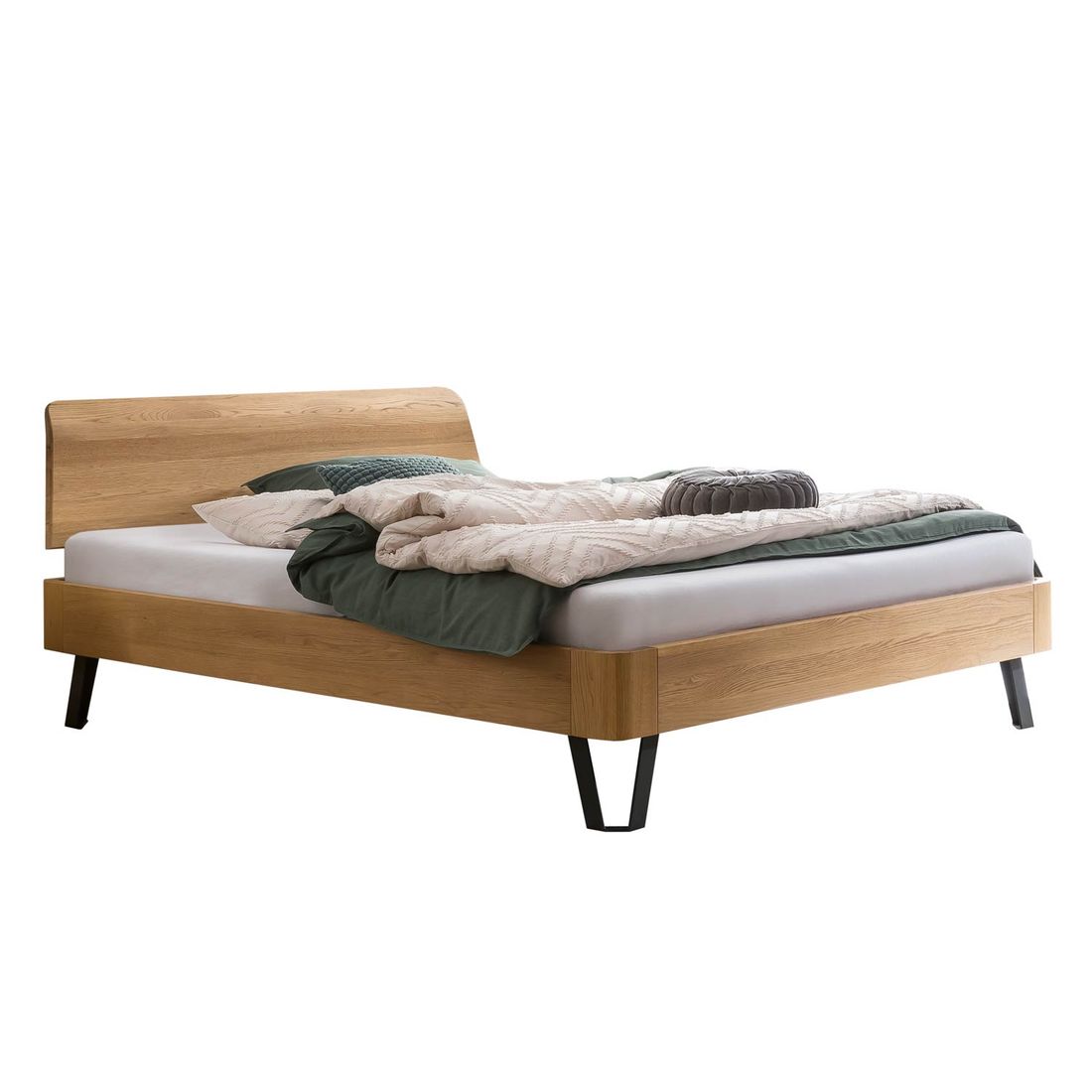 Bett Edimt Eiche Massivholz