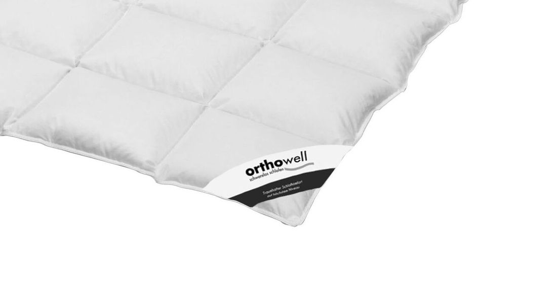Daunen-Bettdecke orthowell Standard medium