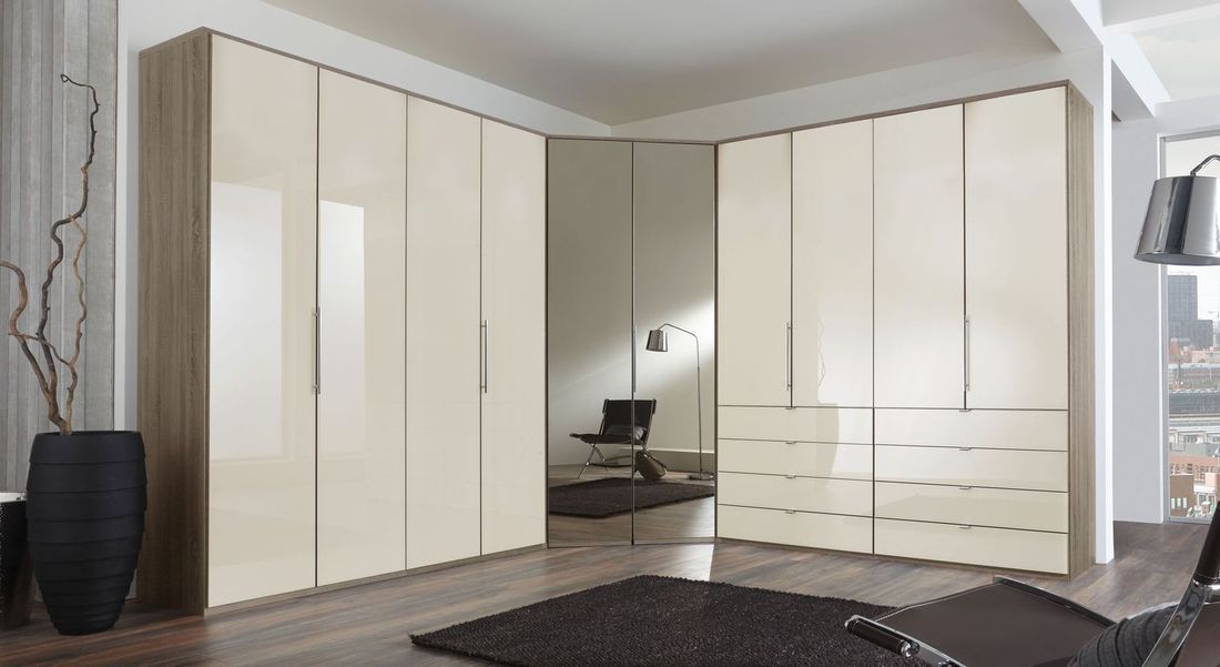 Eck-Kleiderschrank Tiko