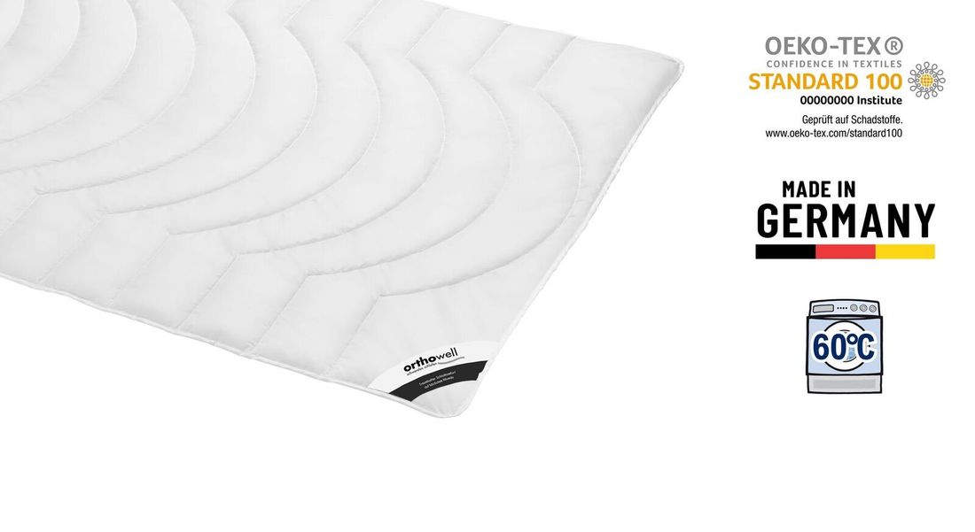 Faser-Bettdecke orthowell Premium extra leicht