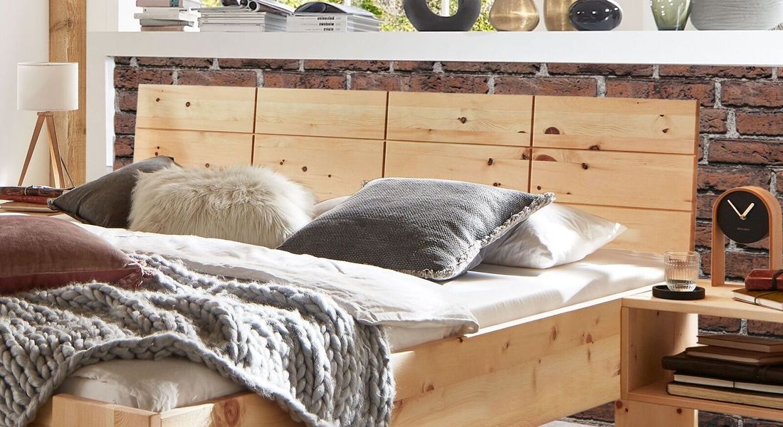 Bett Nudo Komfort Zirbe Massivholz