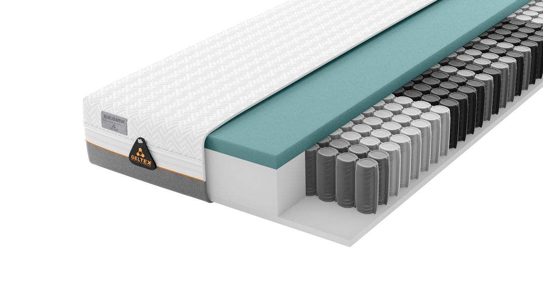 SCHLARAFFIA Taschenfederkern-Matratze GELTEX Solaris Next ZV TFK