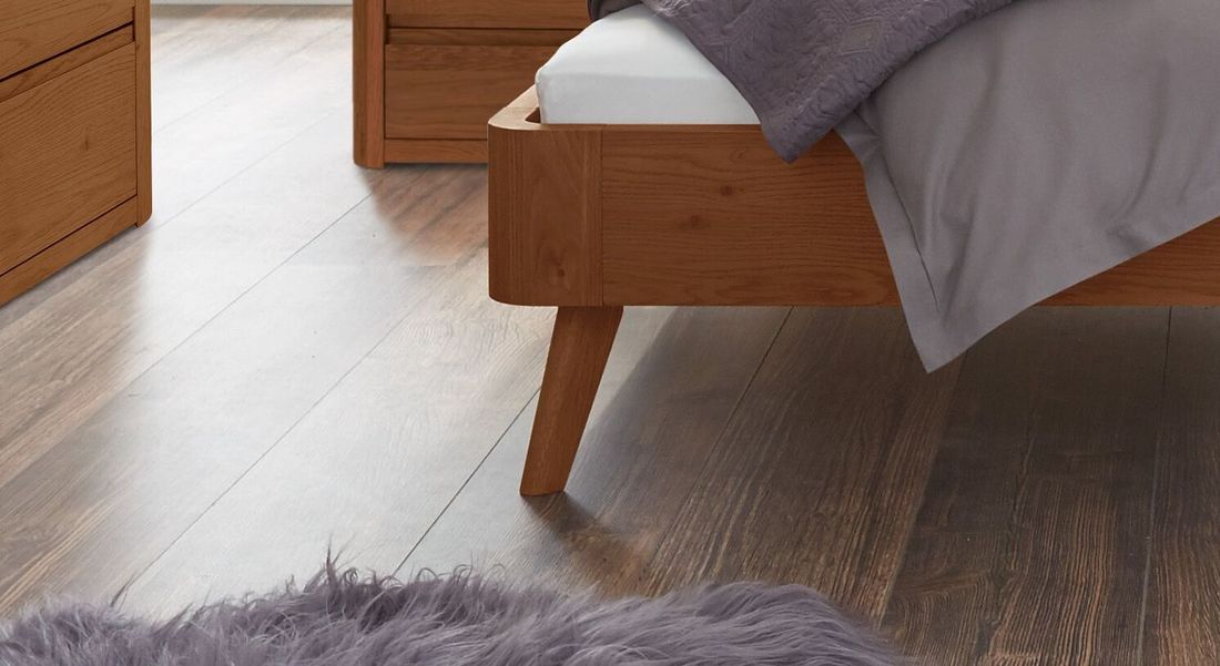 Bett Santa Rosa Eiche Massivholz