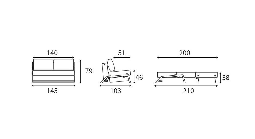 Schlafsofa Dowing