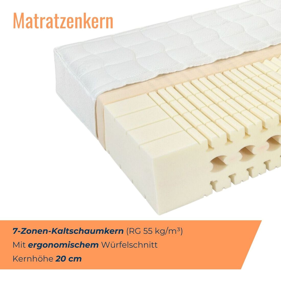 Kaltschaum-Matratze orthowell luxus