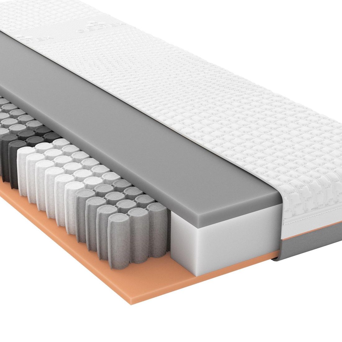 SCHLARAFFIA Taschenfederkern-Matratze GELTEX Solaris Next ZV TFK