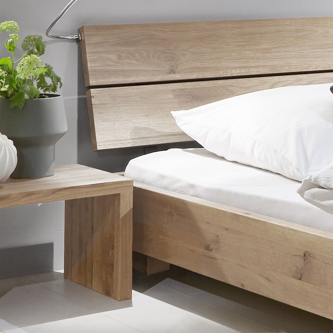 Bett Curada Wildeiche Massivholz