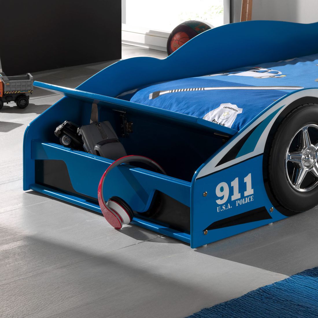 Autobett Blue Light mit Lattenrost 70x140cm