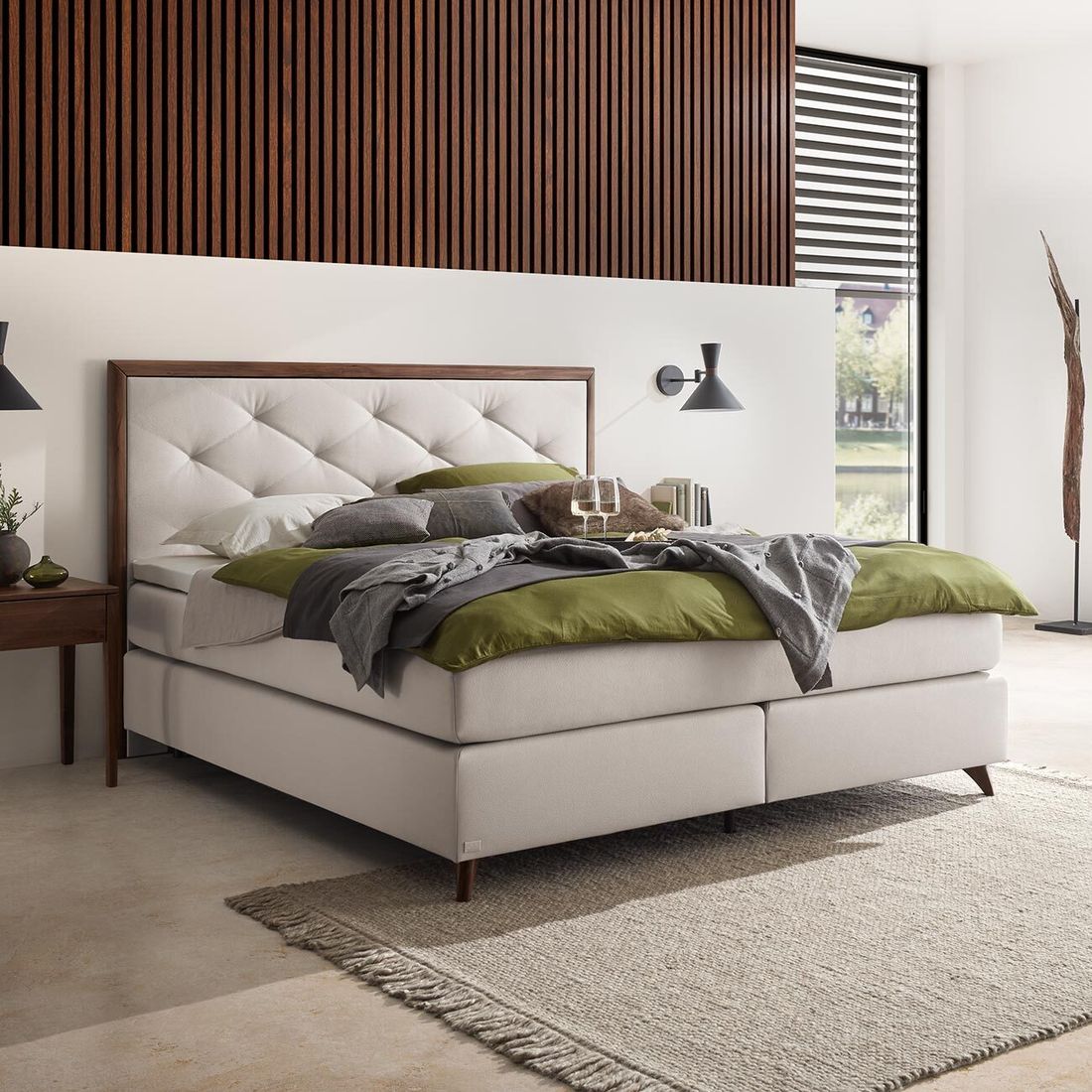Boxspringbett Snella Kunstleder