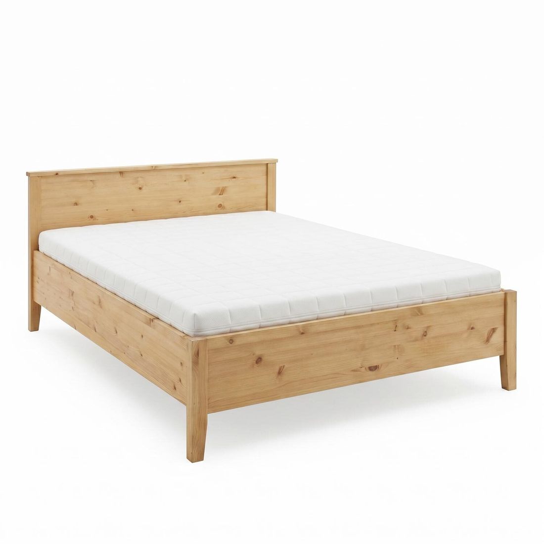 HOMELIV. Bett Jerico Komfort Kiefer Massivholz