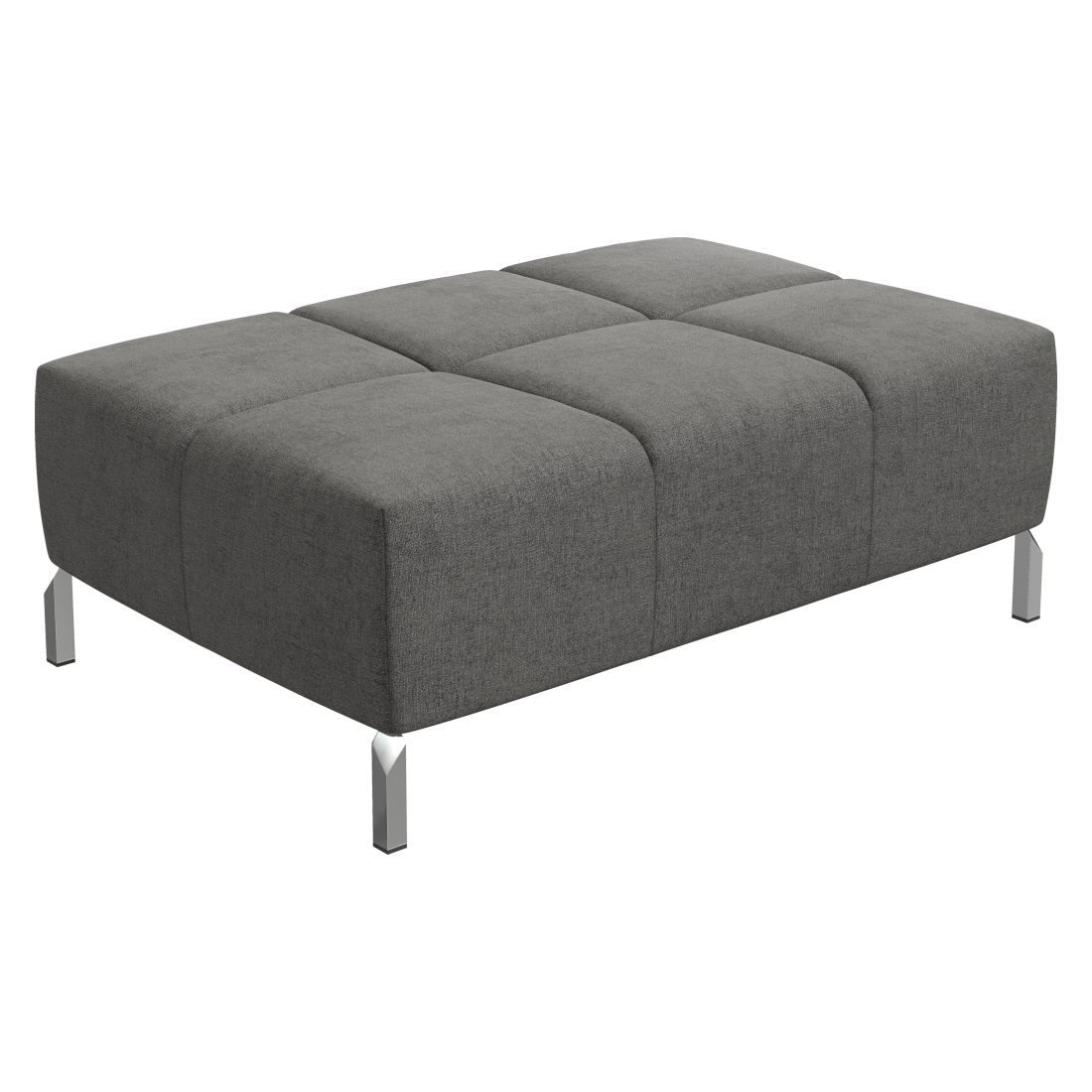 HOMELIV. Polsterhocker Cambridge Webstoff