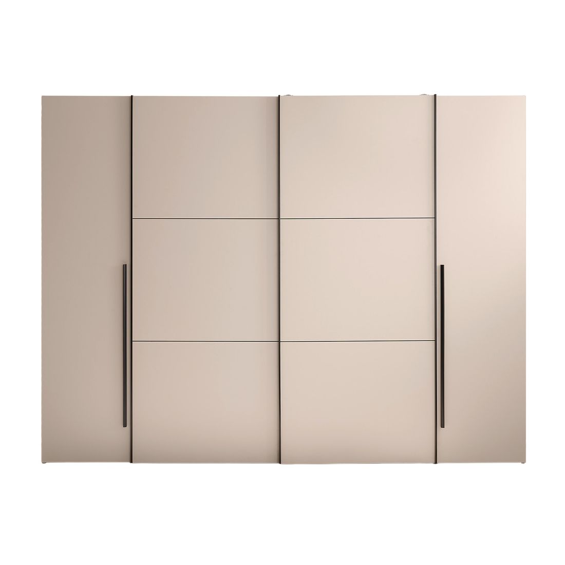 Schwebetüren-Kleiderschrank Amplia 267x205cm mit Innenausstattung