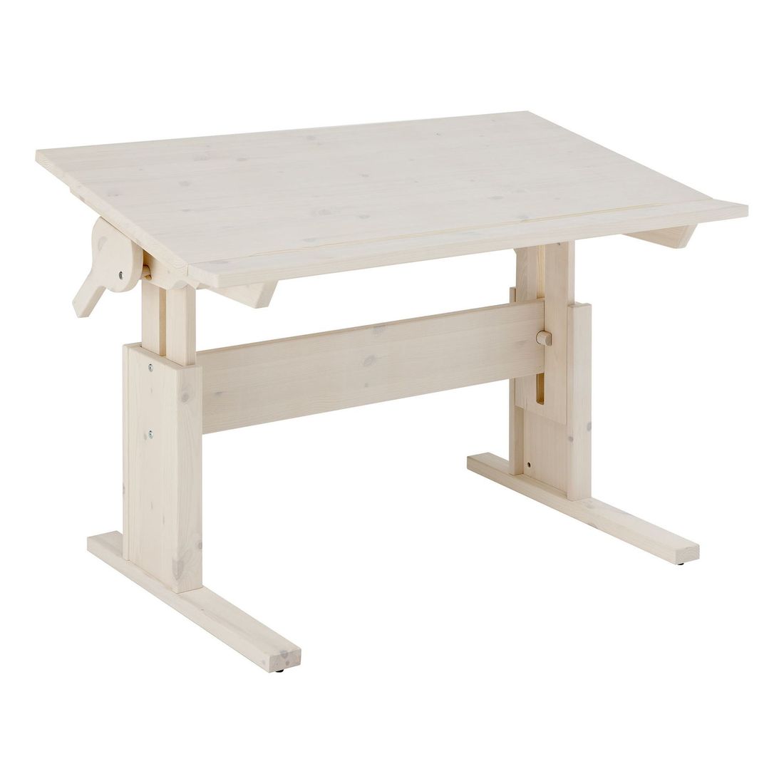 LIFETIME Schreibtisch Original Kiefer Massivholz neigbar
