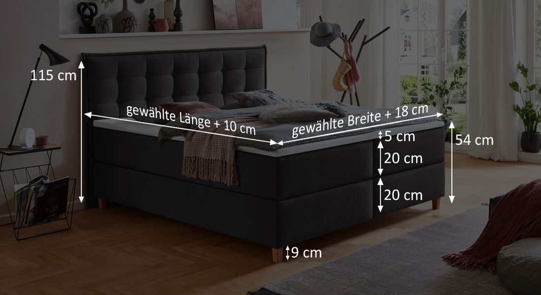 Boxspringbett Lusaka