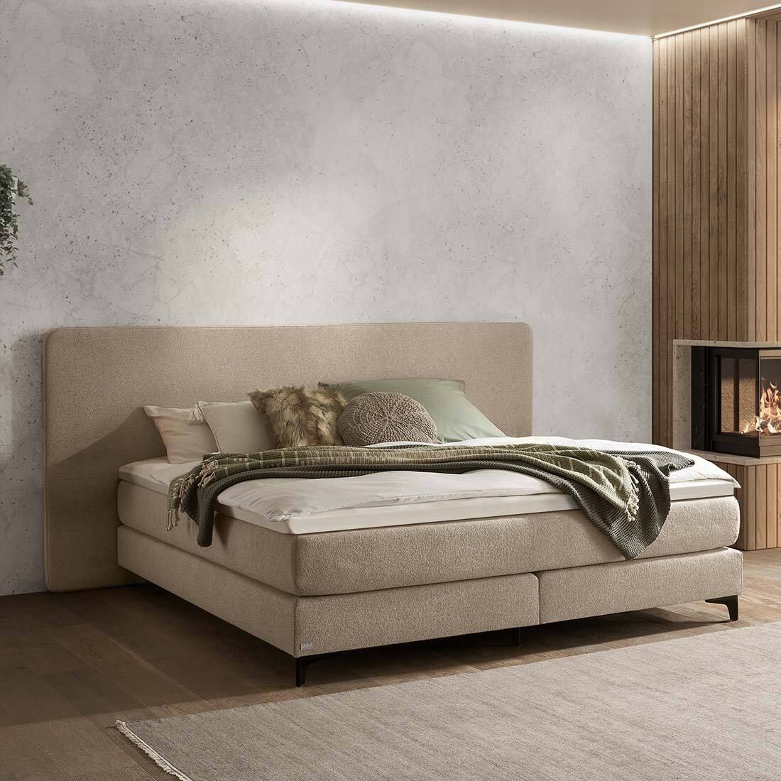 Boxspringbett Mael Strukturstoff