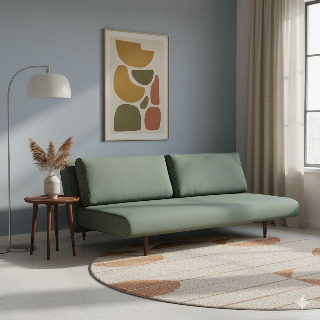 Schlafsofa Chalia Webstoff 200x121x74 cm