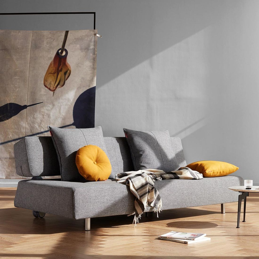 Schlafsofa Thando Webstoff 210x114x79 cm