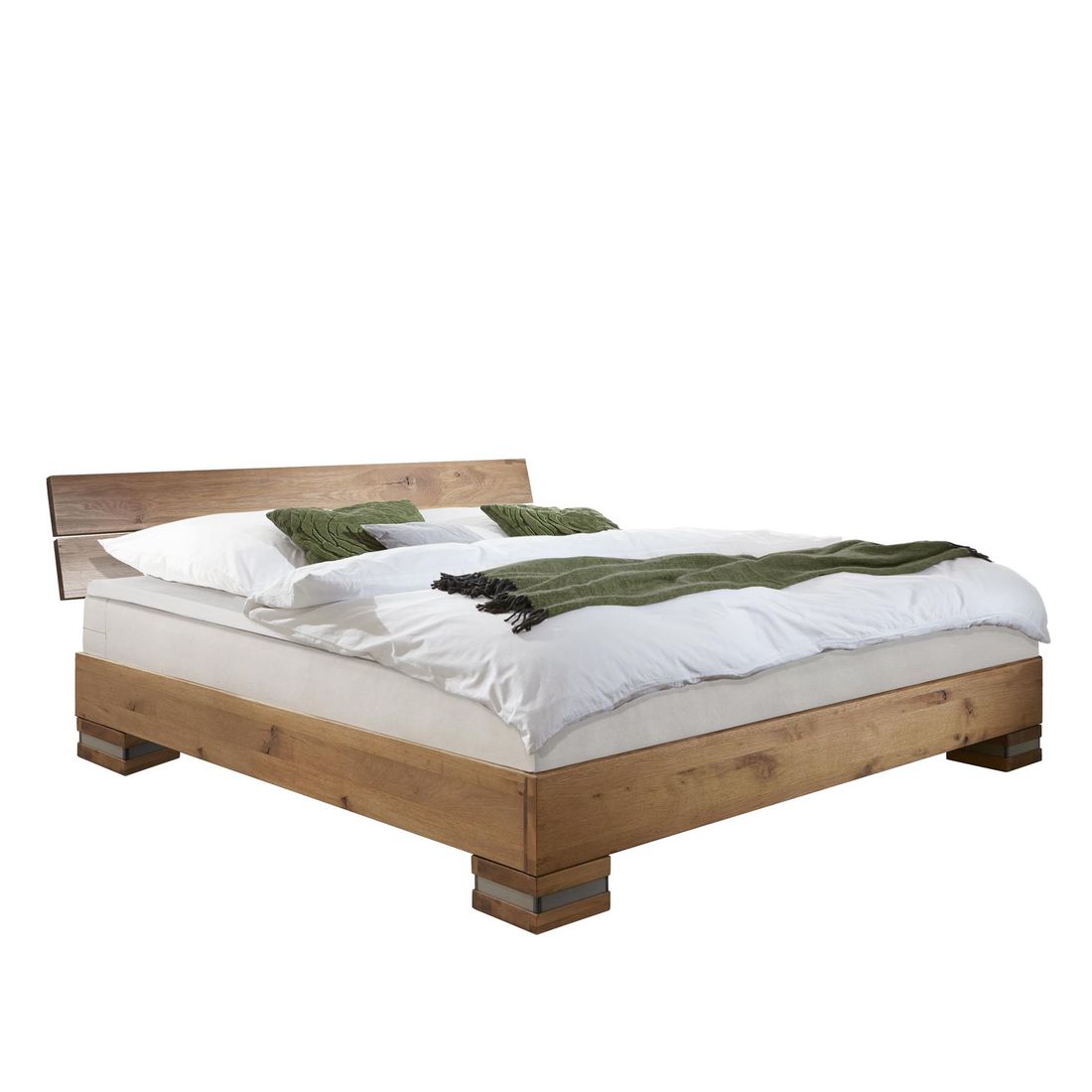 Boxspringbett Mexiana Wildeiche Massivholz