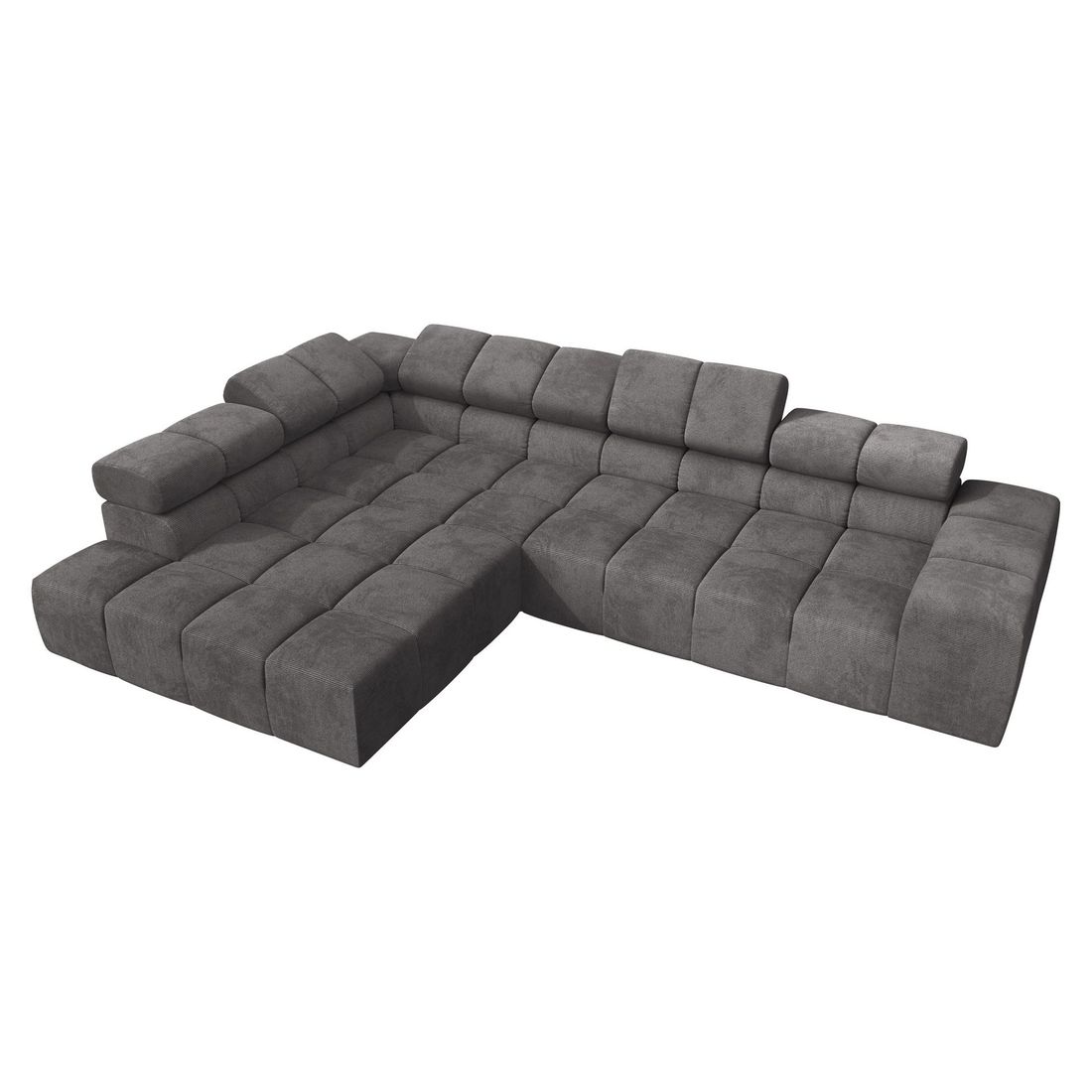 HOMELIV. Ecksofa Charlotta 319x215x82cm Feincord