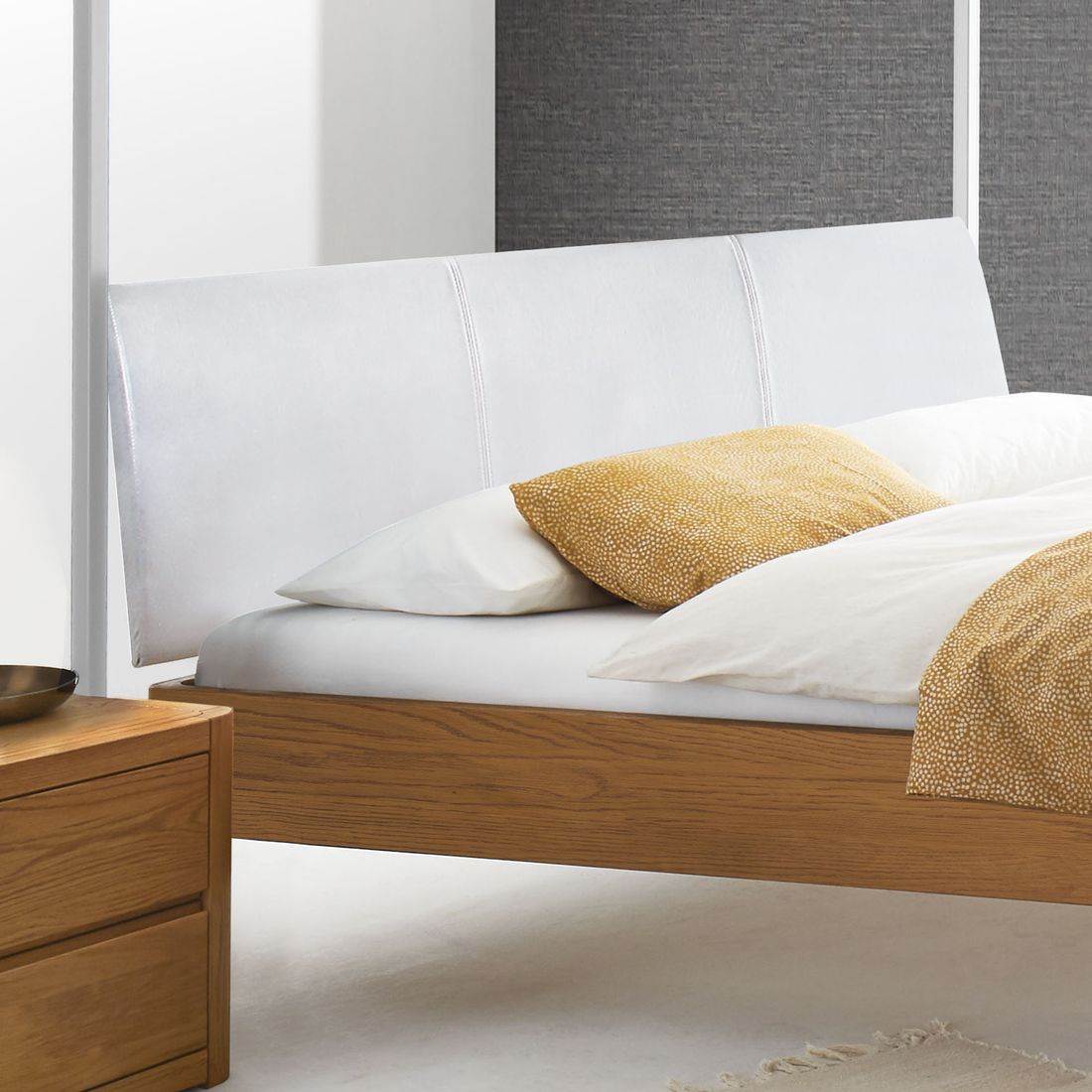 Himmelbett Ketevan Eiche Massivholz